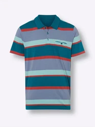 Sieh an! T-Shirt Poloshirt Mischfarben/Grün