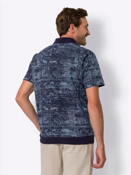 Sieh an! T-Shirt Poloshirt Blau/Lila/Dunkelblau/Hellblau