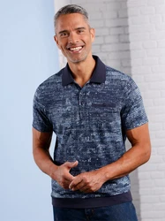 Sieh an! T-Shirt Poloshirt Blau/Lila/Dunkelblau/Hellblau