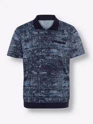 Sieh an! T-Shirt Poloshirt Blau/Lila/Dunkelblau/Hellblau