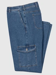 Sieh an! Bequeme Jeans Blau/Hellblau