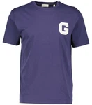 Gant T-Shirt GRAPHIC (1-tlg) Dunkelblau/Lila