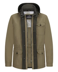 Milestone Fieldjacket MSHouston Dunkelgrün/Khaki