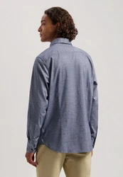 Dstrezzed Langarmhemd Olav Shirt Hellblau/Grau/Blau/Dunkelblau