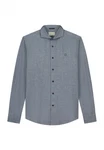 Dstrezzed Langarmhemd Olav Shirt Hellblau/Grau/Blau/Dunkelblau