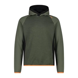 Kapuzensweatshirt Herren Stretch Performance Hoodie olive melange