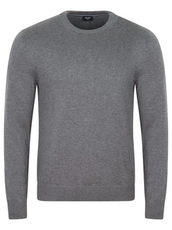 JOOP! Strickpullover PABLOS Dunkelgrau/Grau/Hellgrau