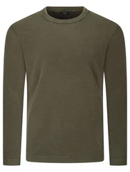 JOOP! Langarmshirt Darian Dunkelgrün/Khaki