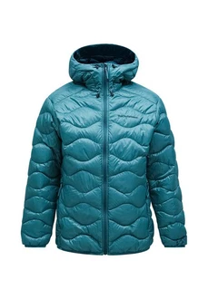 Peak Performance Steppjacke Helium Down Hood Jacket Türkis/Hellblau/Blau/Grün