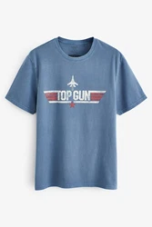 Next T-Shirt TV And Film Lizenziertes T-Shirt Blau/Hellblau