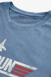 Next T-Shirt TV And Film Lizenziertes T-Shirt Blau/Hellblau