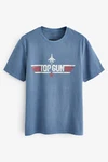 Next T-Shirt TV And Film Lizenziertes T-Shirt Blau/Hellblau