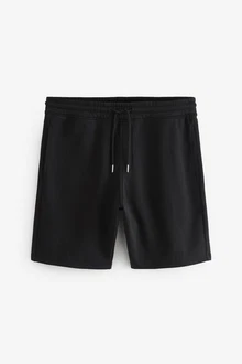 Next Sweatshorts Jersey-Shorts aus weichem Material Schwarz