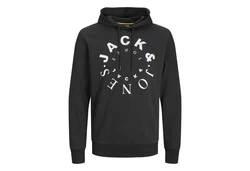 Jack & Jones Sweatshirt Herren Hoodie Warrior 2-tlg Dunkelgrau/Grau/Hellgrau/Schwarz