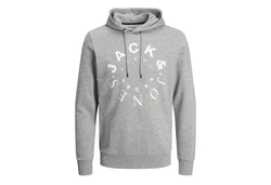 Jack & Jones Sweatshirt Herren Hoodie Warrior 2-tlg Dunkelgrau/Grau/Hellgrau/Schwarz