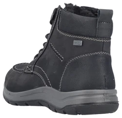 Rieker Winterboots Outdoorschuh Schnürboots Stiefelette mit riekerTEX-Membran Schwarz/Dunkelblau/Dunkelgrau/Grau