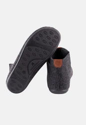 Shepherd Erik Hausschuh Dunkelgrau/Schwarz/Lila/Grau