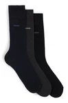 BOSS Socken Dunkelblau/Lila/Schwarz/Dunkelgrau
