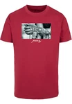 Mister Tee T-Shirt Pray 2.0 Tee Rot/Rosa/Dunkelrot