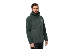 Jack Wolfskin 3-in-1 Funktionsjacke TAUBENBERG 3IN1 JKT M Dunkelgrün/Grün
