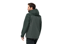 Jack Wolfskin 3-in-1 Funktionsjacke TAUBENBERG 3IN1 JKT M Dunkelgrün/Grün