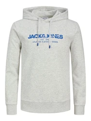 Jack & Jones Kapuzensweatshirt JJALVIS SWEAT HOOD Hellblau/Grau/Blau/Khaki/Hellgrau