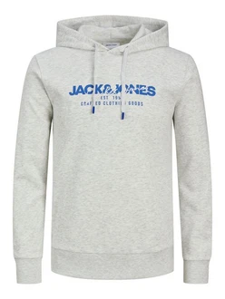 Jack & Jones Kapuzensweatshirt JJALVIS SWEAT HOOD Hellblau/Grau/Blau/Khaki/Hellgrau Jack & Jones Kapuzensweatshirt JJALVIS SWEAT HOOD Hellblau/Grau/Blau/Khaki/Hellgrau