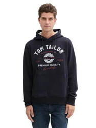 TOM TAILOR Sweatshirt Dunkelblau/Hellblau/Blau/Rosa
