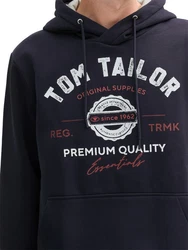 TOM TAILOR Sweatshirt Dunkelblau/Hellblau/Blau/Rosa
