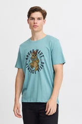 Blend T-Shirt BLEND BHTee Blau/Hellblau