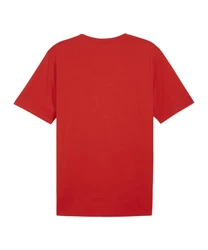 PUMA T-Shirt teamRISE Logo Trainingsshirt Rot