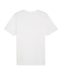 PUMA T-Shirt teamRISE Logo Trainingsshirt Weiß