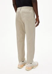 Armedangels Stoffhose ALVAARO PREMIUM Herren Mid Waist Khaki/Beige