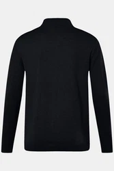 Boston Park Poloshirt Strickjacke Langarm Stehkragen 