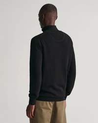 Gant Troyer COTTON PIQUE HALF ZIP Schwarz