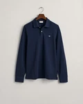 Gant Langarmshirt REG SHIELD LS PIQUE RUGGER EVENING BLUE