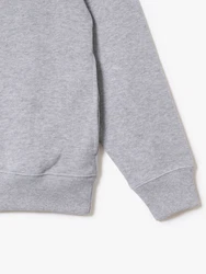 Lacoste Sweatshirt 1/4-Zip Sweater Grau/Hellgrau