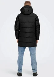 ONLY & SONS Winterjacke Carl Schwarz/Grau/Dunkelgrau