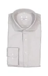 Seidensticker Businesshemd SPREAD KENT OT Grau/Creme/Braun