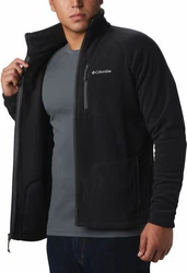 COLUMBIA Funktionsfleecejacke 'Fast Trek II' schwarz / wei