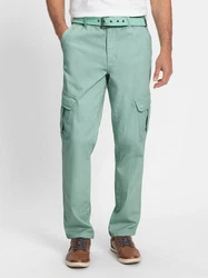 Witt Chinohose Cargohose Türkis/Grün/Khaki