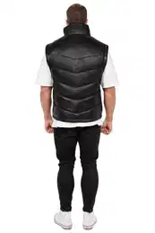 Bomberjacke Herren Echtleder Jacke 22RS32LUX (1-St) mit abnehmbaren rmeln und Kapuze