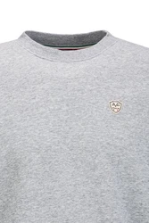 19V69 ITALIA Sweater NICO Klassischer Herren-Pullover Grau/Hellgrau