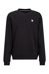 19V69 ITALIA Sweater NICO Klassischer Herren-Pullover Schwarz/Blau/Grün