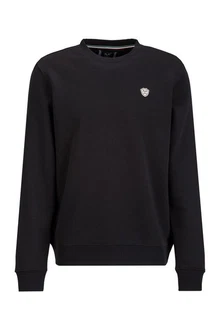19V69 ITALIA Sweater NICO Klassischer Herren-Pullover Schwarz/Blau/Grün 19V69 ITALIA Sweater NICO Klassischer Herren-Pullover Schwarz/Blau/Grün