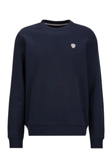 19V69 ITALIA Sweater NICO Klassischer Herren-Pullover Dunkelblau/Blau 19V69 ITALIA Sweater NICO Klassischer Herren-Pullover Dunkelblau/Blau