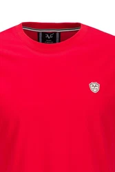 19V69 ITALIA Sweater NICO Klassischer Herren-Pullover Rosa/Rot