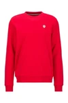 19V69 ITALIA Sweater NICO Klassischer Herren-Pullover Rosa/Rot