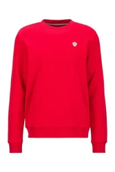 19V69 ITALIA Sweater NICO Klassischer Herren-Pullover Rosa/Rot