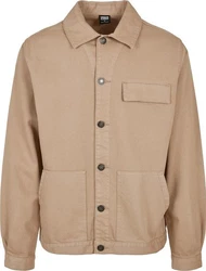URBAN CLASSICS Herrenjacke Beige/Khaki/Braun